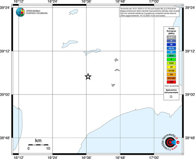 Mappa EMS - territori località
