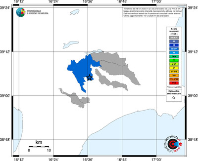 Mappa MCS - territori comuni