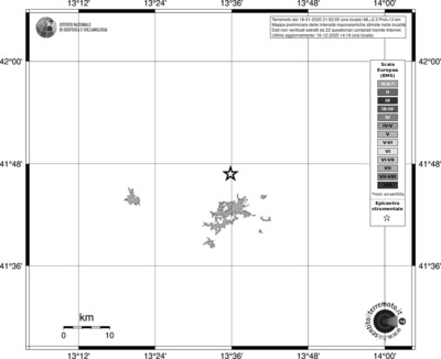 Mappa EMS - territori località