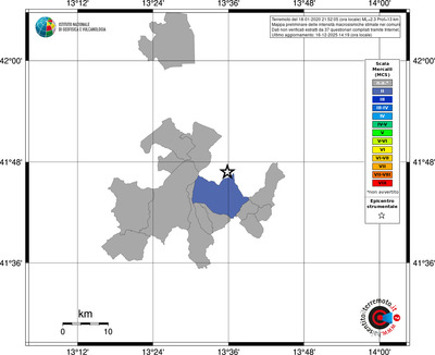 Mappa MCS - territori comuni