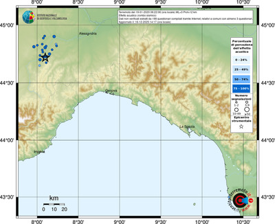 Mappa comuni con almeno 3 questionari
