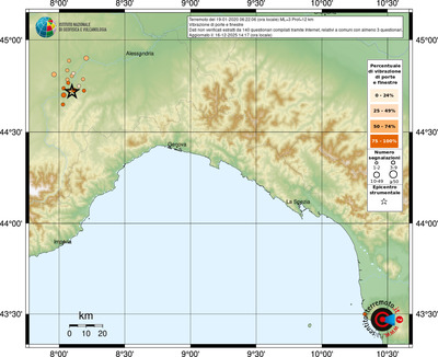 Mappa comuni con almeno 3 questionari