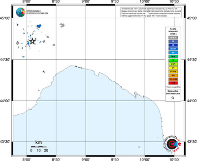 Mappa MCS - territori località