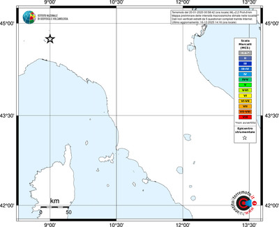 Mappa MCS - territori località