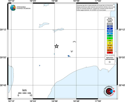 Mappa EMS - territori località
