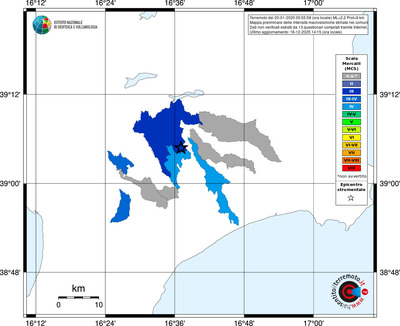 Mappa MCS - territori comuni