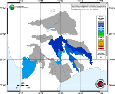 Mappa EMS - territori comuni