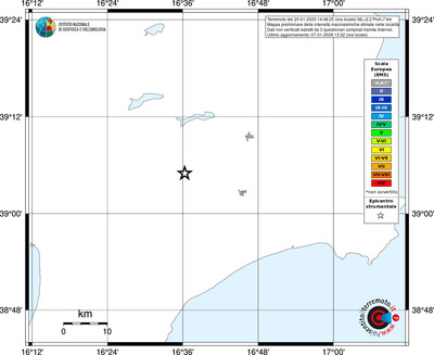 Mappa EMS - territori località
