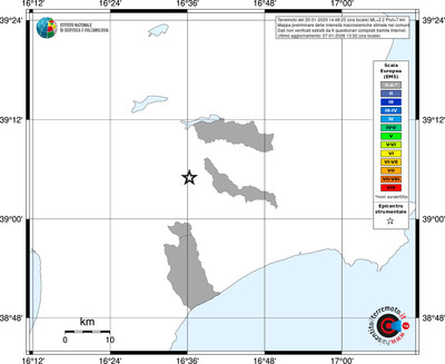 Mappa EMS - territori comuni