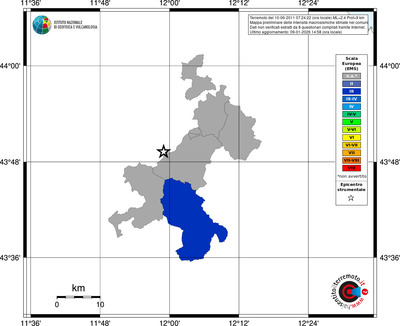 Mappa EMS - territori comuni