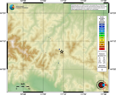 Mappa EMS - località
