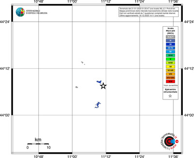 Mappa MCS - territori località
