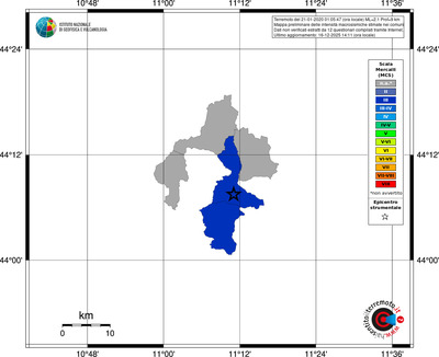 Mappa MCS - territori comuni