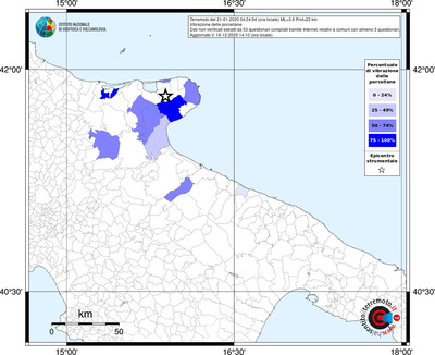 Mappa territorio comunale con almeno 3 questionari
