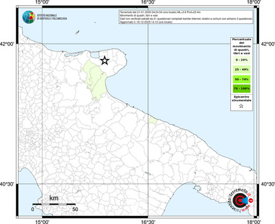 Mappa territorio comunale con almeno 3 questionari