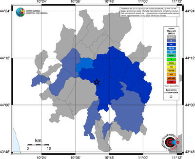 Mappa MCS - territori comuni