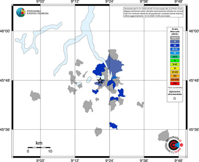 Mappa MCS - territori comuni