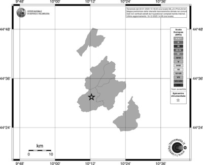 Mappa EMS - territori comuni