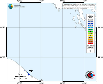 Mappa EMS - territori località
