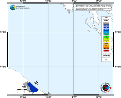 Mappa EMS - territori comuni
