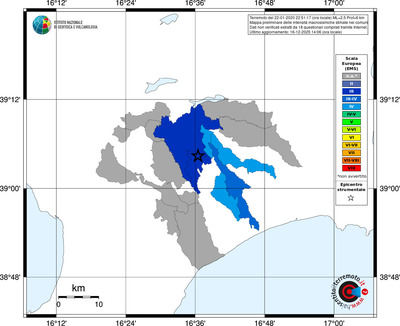 Mappa EMS - territori comuni