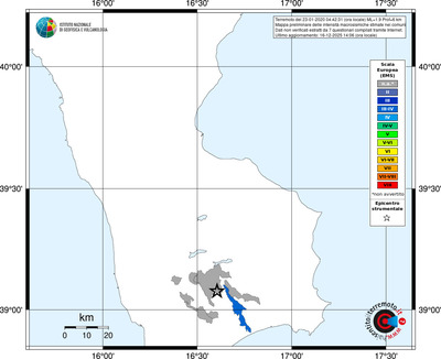 Mappa EMS - territori comuni