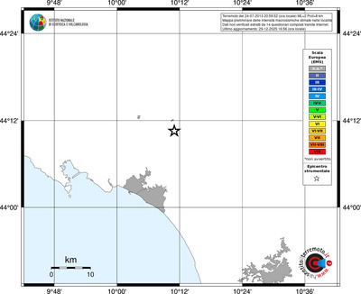 Mappa EMS - territori località