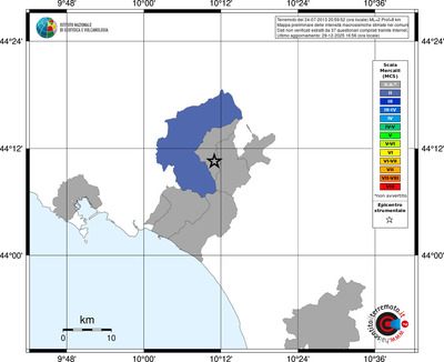 Mappa MCS - territori comuni