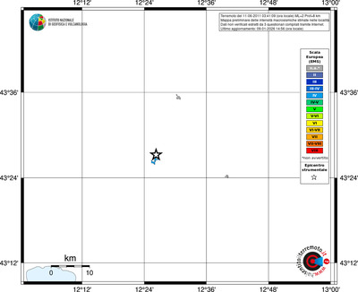 Mappa EMS - territori località