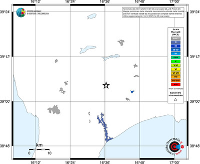 Mappa MCS - territori località