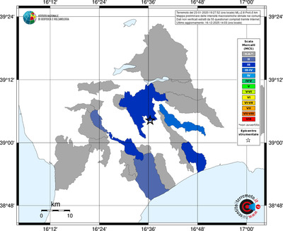 Mappa MCS - territori comuni