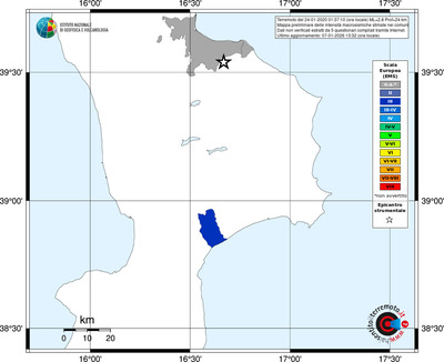 Mappa EMS - territori comuni