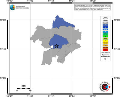 Mappa MCS - territori comuni