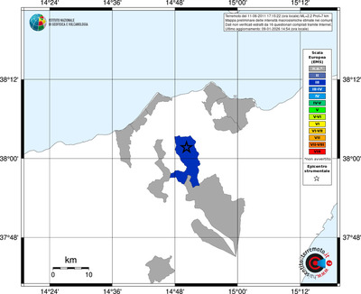 Mappa EMS - territori comuni