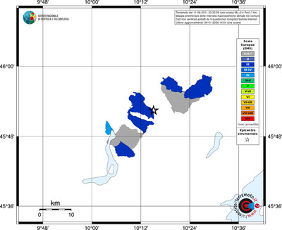 Mappa EMS - territori comuni
