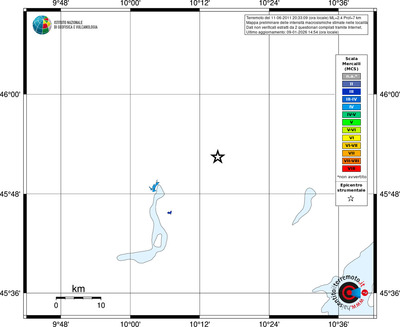 Mappa MCS - territori località