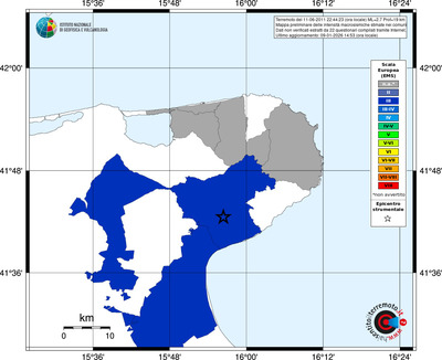 Mappa EMS - territori comuni