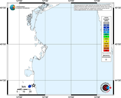 Mappa EMS - territori località