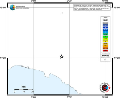 Mappa MCS - territori località