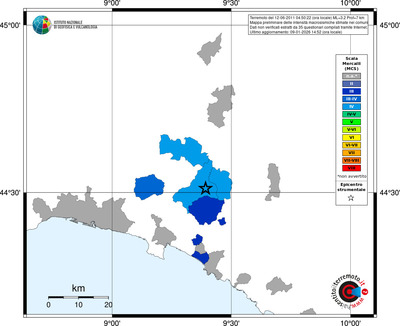 Mappa MCS - territori comuni