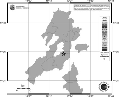 Mappa MCS - territori comuni