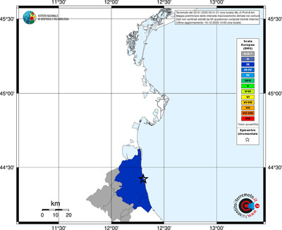 Mappa EMS - territori comuni