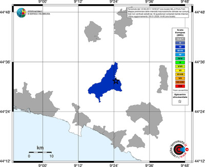Mappa EMS - territori comuni