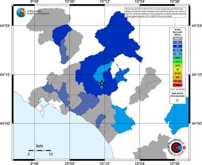 Mappa MCS - territori comuni