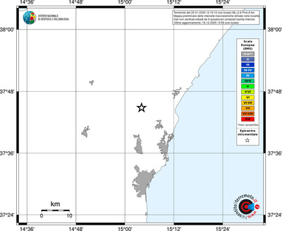 Mappa EMS - territori località