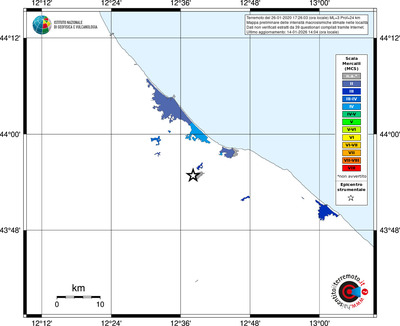 Mappa MCS - territori località
