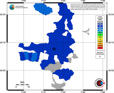 Mappa EMS - territori comuni