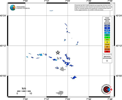 Mappa MCS - territori località