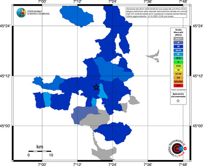 Mappa MCS - territori comuni