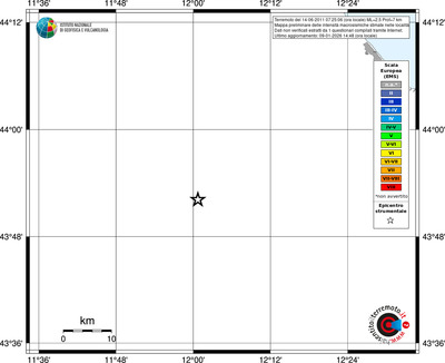 Mappa EMS - territori località